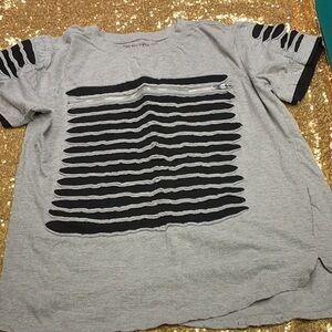 Gray and Black Kids Shirt